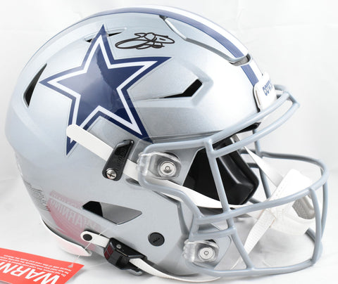 Emmitt Smith Autographed Dallas Cowboys F/S SpeedFlex Helmet - Beckett W Holo