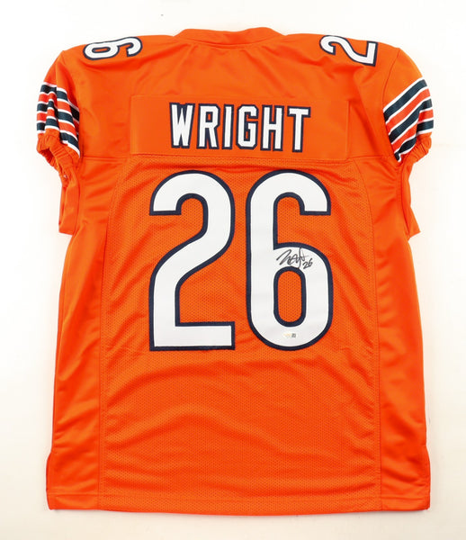 Nahshon Wright Chicago Bears Pro Cut Jersey (JSA) 2021 3rd Round Pck / OSU / D.B