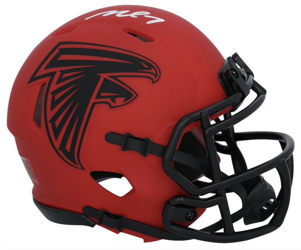 Michael Vick Autographed Atlanta Falcons 'RAVE' Mini Speed Helmet Fanatics