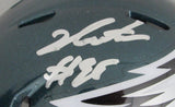 Jalen Carter Autographed Speed Mini Football Helmet Eagles JSA 183552