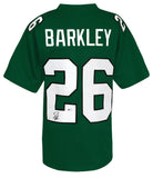 Saquon Barkley (EAGLES) Signed Light Green Custom Jersey - (Beckett COA)