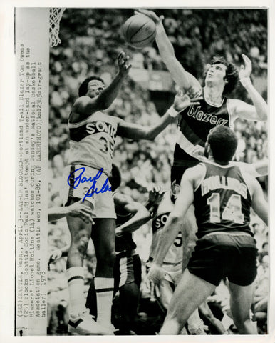 Paul Silas Autographed Signed 8x10 Wire Photo Seattle Supersonics MCS 70187