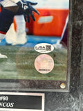 Rod Smith Autographed 8x10 Photo "ROF 12" with Plaque -- Denver Broncos | JSA COA