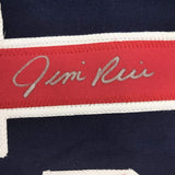 Autographed/Signed JIM RICE Boston Blue Baseball Jersey JSA COA Auto