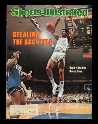 Dudley Bradley Autographed Sports Illustrated Cover North Carolina SKU #238085