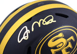 Joe Montana Autographed 49ers Eclipse Speed Mini Helmet-Beckett Hologram *Gold