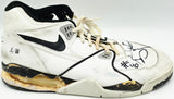 Shawn Kemp Autographed Game Used Nike Air Jordan Shoes Supersonics Beckett