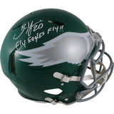 Brian Dawkins Autographed Philadelphia Eagles TB Pro Helmet Insc. Beckett 49104