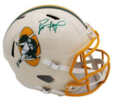 Brett Favre Signed Green Bay Packers Speed Full Size Retro NFL Helmet