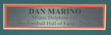 Dan Marino HOF Autographed Football Jersey with Photos Dolphins Framed JSA