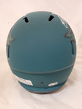 SAQUON BARKLEY SIGNED PHILADELPHIA EAGLES F/S RAVE SPEED REP HELMET BECKETT QR