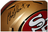 Garrison Hearst Signed San Francisco 49ers F/S 1996-08 Speed Helmet BAS 35600