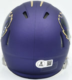 Terrell Suggs Autographed Falcons Rave Mini Helmet Beckett Witness 2W637228