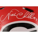 Nick Chubb Autographed Georgia Bulldogs Authentic Helmet Beckett Witness 49797