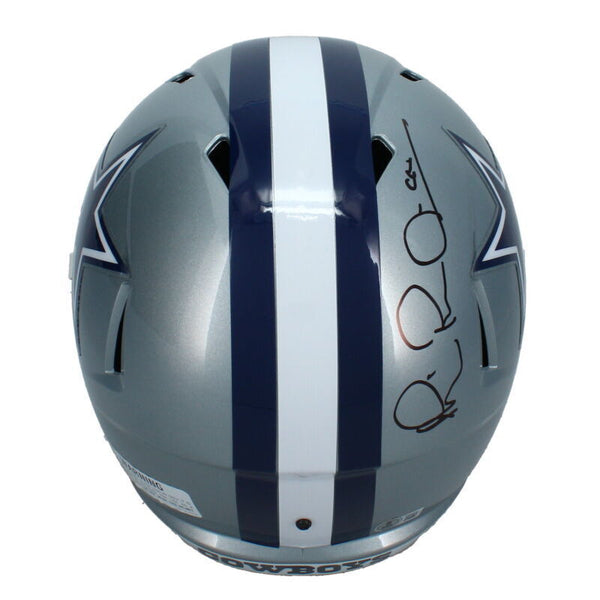 dallas cowboy motorcycle helmet Michael Irvin Autographed Dallas Cowboys Full Size Speed Helmet Becket – Super Sports Center