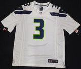 Seahawks Russell Wilson Autographed White Nike Jersey Size L Beckett QR #WE98450