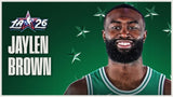 Jaylen Brown Signed Boston Celtics Jersey (Beckett) 2024 NBA Champ & Finals MVP