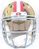 Joe Montana Jerry Rice Signed 49ers F/S Camo Speed Authentic Helmet- Fanatics