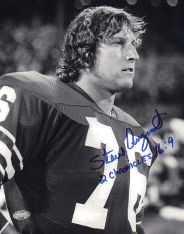 Steve August Autographed Signed 8x10 Photo Seattle Seahawks MCS Holo #63455