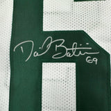 Autographed/Signed David Bakhtiari Green Bay White Football Jersey JSA COA