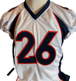 Darian Stewart Autographed/Inscribed Custom White Denver Broncos Jersey BAS COA