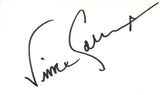 Vince Coleman Autographed St Louis Cardinals Index Card Beckett 45323
