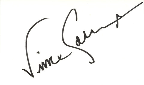 Vince Coleman Autographed St Louis Cardinals Index Card Beckett 45323