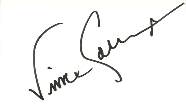 Vince Coleman Autographed St Louis Cardinals Index Card Beckett 45323