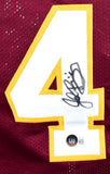 Rypien Riggins Williams Signed Maroon Pro Style Jersey w/SB MVP- Beckett W Holo