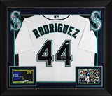 Mariners Julio Rodriguez Authentic Signed White Nike Framed Jersey JSA