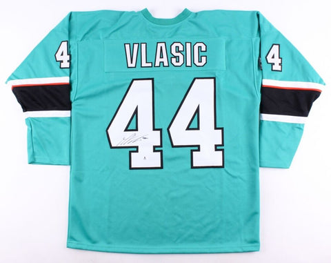 Marc-Edouard Vlasic Signed Sharks Jersey (Beckett COA) San Jose Defenseman