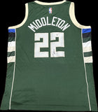 Khris Middleton Signed Jersey PSA Milwaukee Bucks Autographed