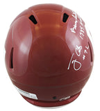 OU (3) Switzer, Bosworth & Casillas Signed F/S Speed Rep Helmet W/ Case BAS Wit