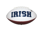 Rocket Ismail Signed Notre Dame Fighting Irish Logo Football BAS 42815