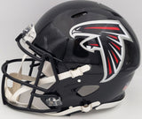 KYLE PITTS AUTOGRAPHED FALCONS BLACK FULL SIZE AUTHENTIC HELMET BECKETT 203859