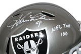 Shane Lechler Signed Las Vegas Raiders F/S Flash Speed Helmet NFL 100 BAS 34368