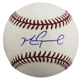 D-Backs Mark Grace Authentic Signed 2001 WS Logo OML Baseball BAS #BU87490