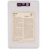 Pele Signed Brazil The Skill of Ball Control Large Soccer Card - PSA 9 Autograph