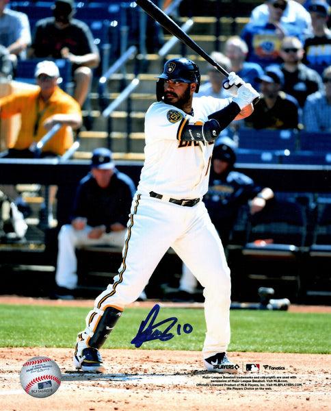 Milw Brewers Catcher OMAR NARVAEZ Signed 8x10 Photo #2 AUTO -