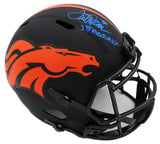Terrell Davis Signed Denver Broncos Speed Full Size Eclipse Helmet - "SB XXXII"