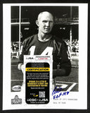 Y.A. Tittle Official Pro Football HOF Auto/Signed 8x10 Photo JSA BA201943