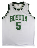 Kevin Garnett Boston Signed White Basketball Jersey JSA QR