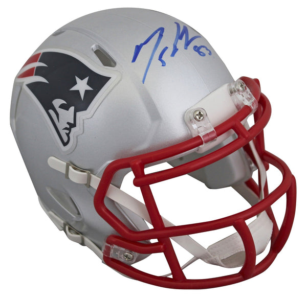 Patriots Matt LaCosse Authentic Signed Speed Mini Helmet Autographed JSA