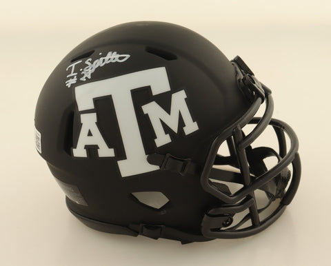Isaiah Spiller Signed Texas A&M Aggies Matte Mini Helmet (Beckett) Raiders R.B.