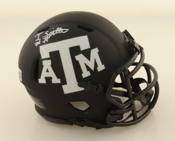 Isaiah Spiller Signed Texas A&M Aggies Matte Mini Helmet (Beckett) Raiders R.B.
