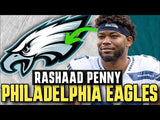 Rashaad Penny Signed Philadelphia Eagles Green Jersey (Beckett) #2 Running Back