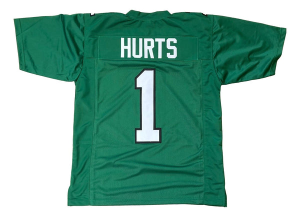 Jalen Hurts Philadelphia Kelly Green Football Jersey