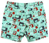 John Daly Authentic Signed Match Worn Teal Loudmouth Golf Shorts BAS #BH00375