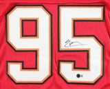 Elijah Roberts Signed Tampa Bay Buccaneers Jersey (Beckett) 2025 5th Round Pk DE
