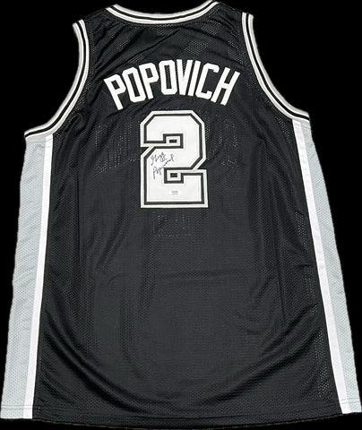 Gregg Popovich Signed Jersey PSA San Antonio Spurs Autographed